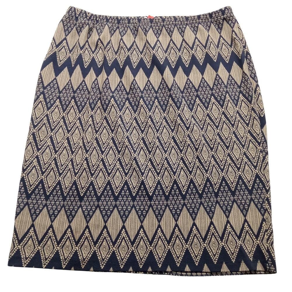 Passport Love Knit Skirt Women's 36 X 26 Straight Chevron